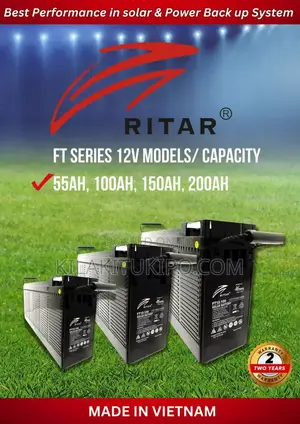 Ritar Solar Batteries Ft Series Made in Vietnum