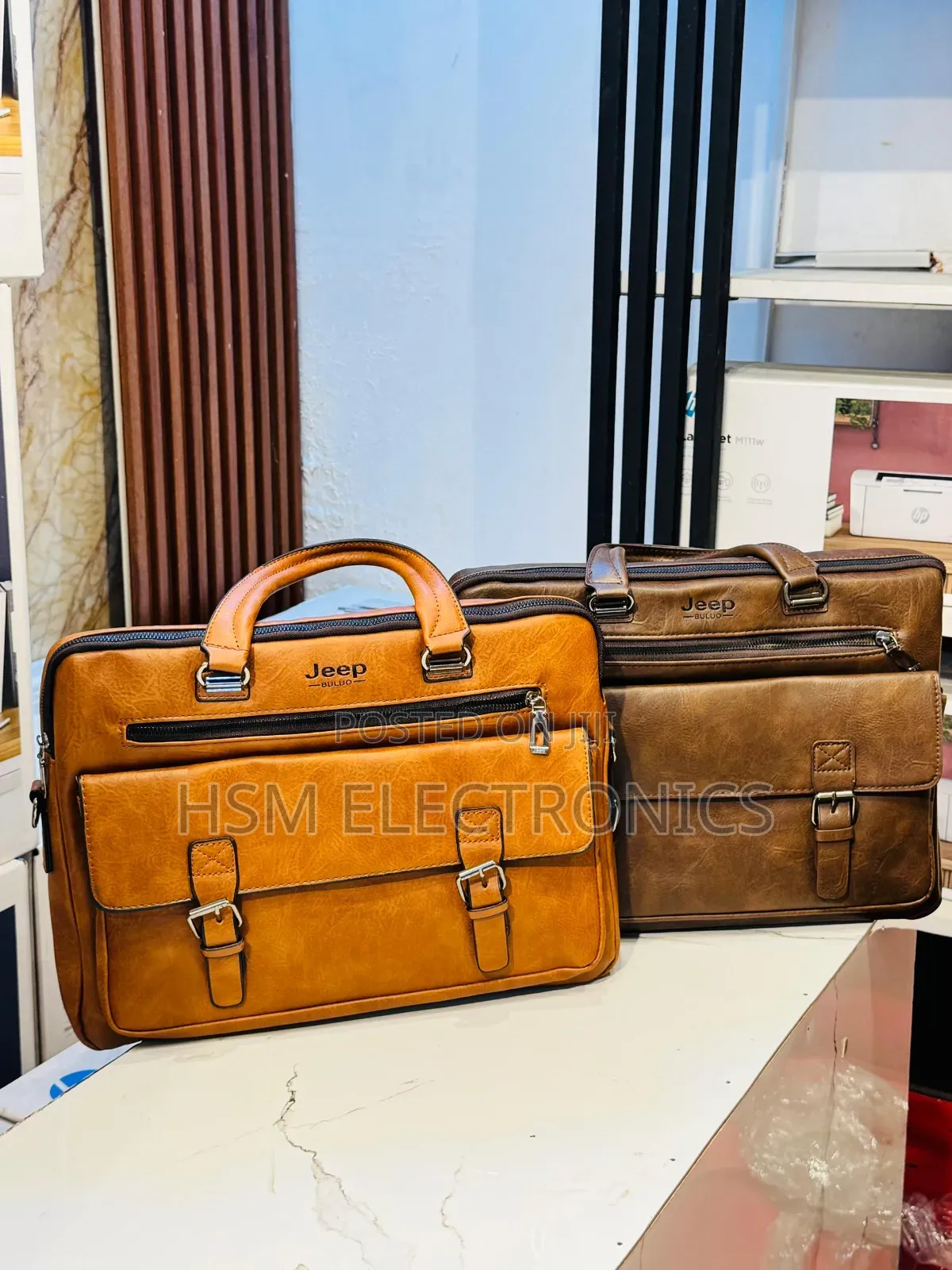 Jeep Hand Bag Leather