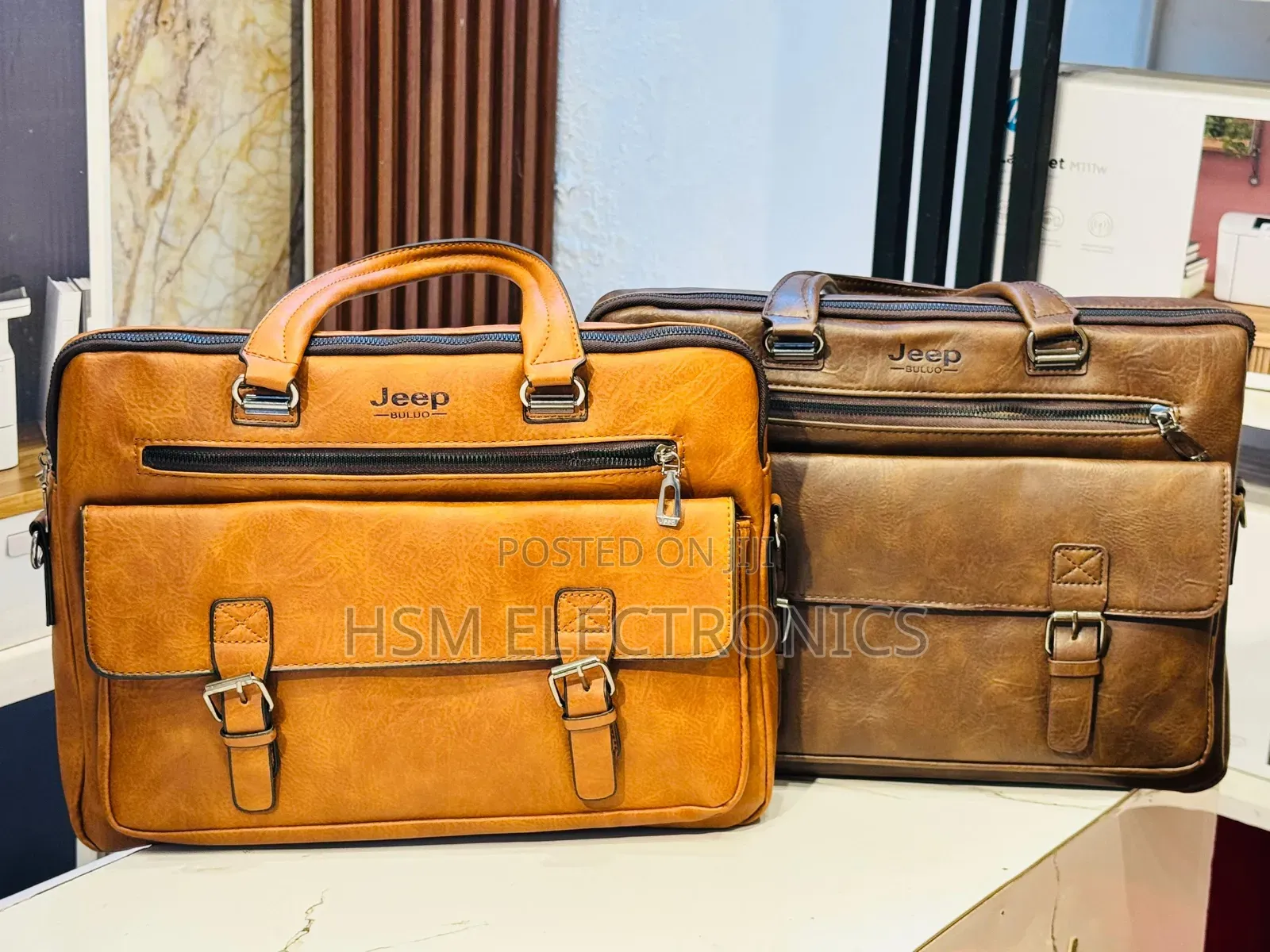 Jeep Hand Bag Leather