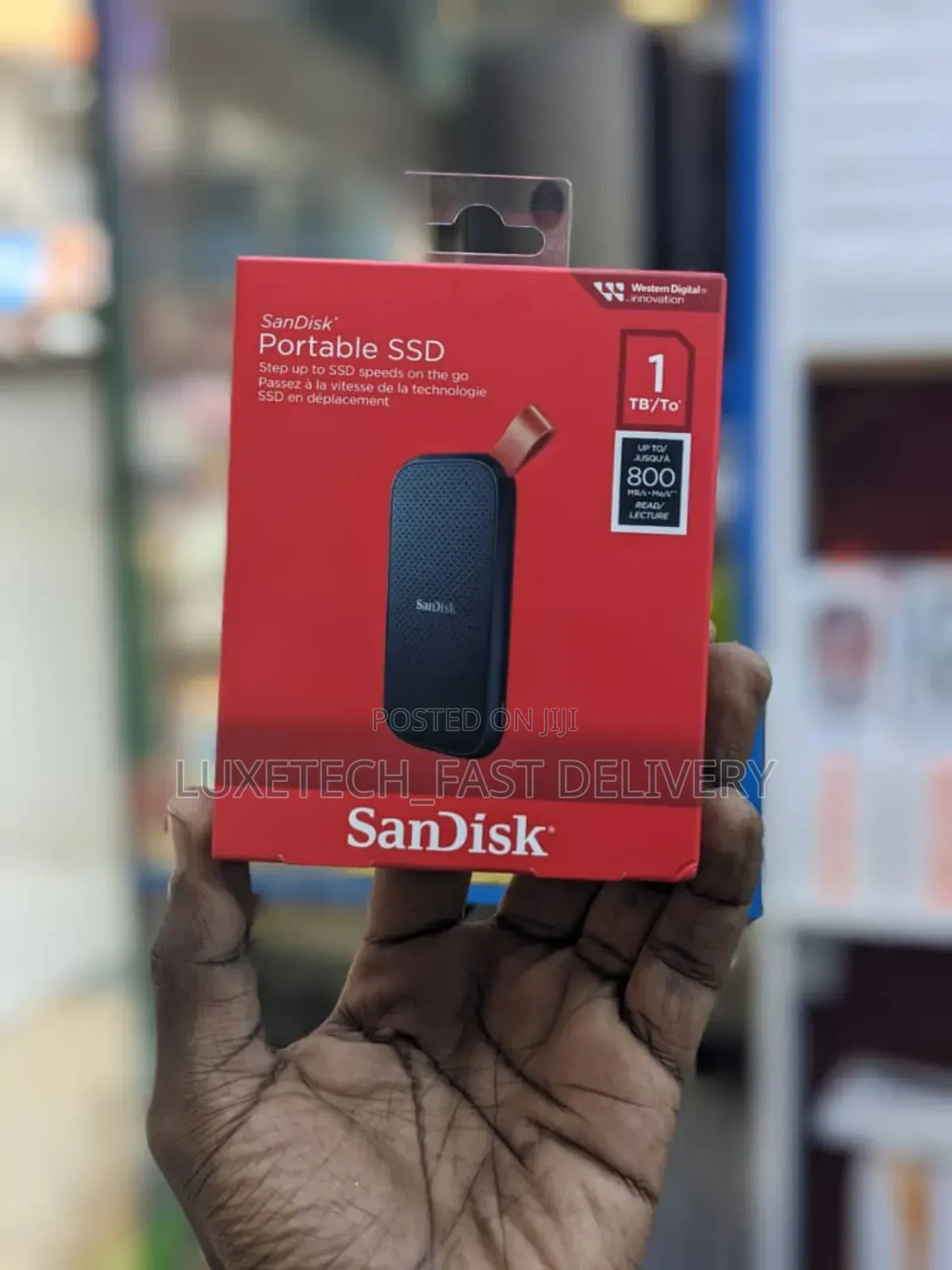 Sandisk Portable Solid State Drive (Ssd) With 1tb