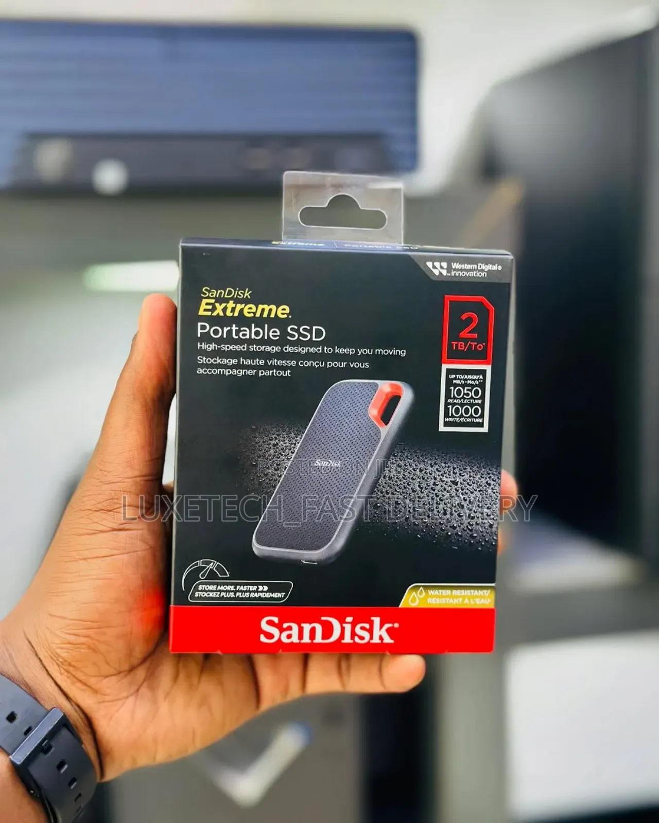 Sandisk Extreme Portable Ssd 2tb For Fast Data Transfer