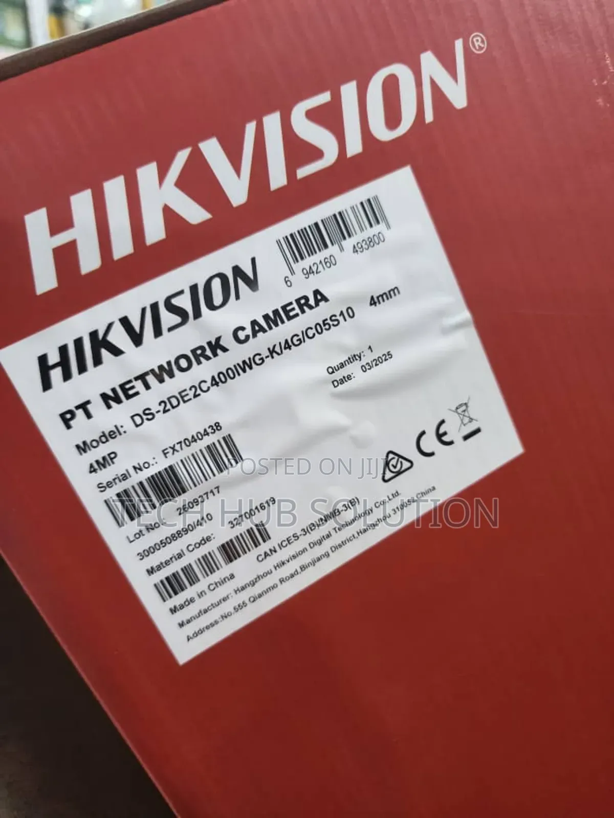 Hik Vision 4mp Big Solar Camera