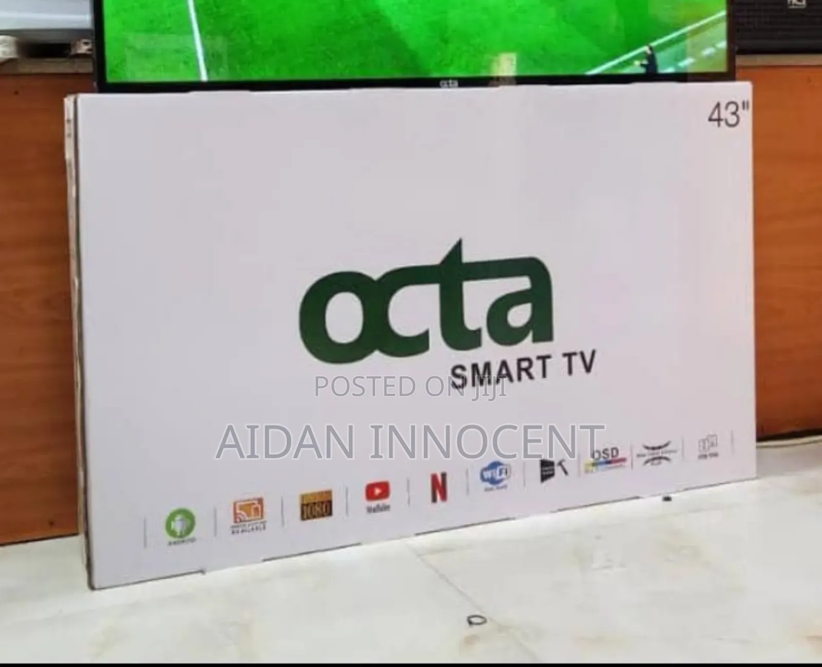 Octa 43 Inch Smart Tv Double Glass