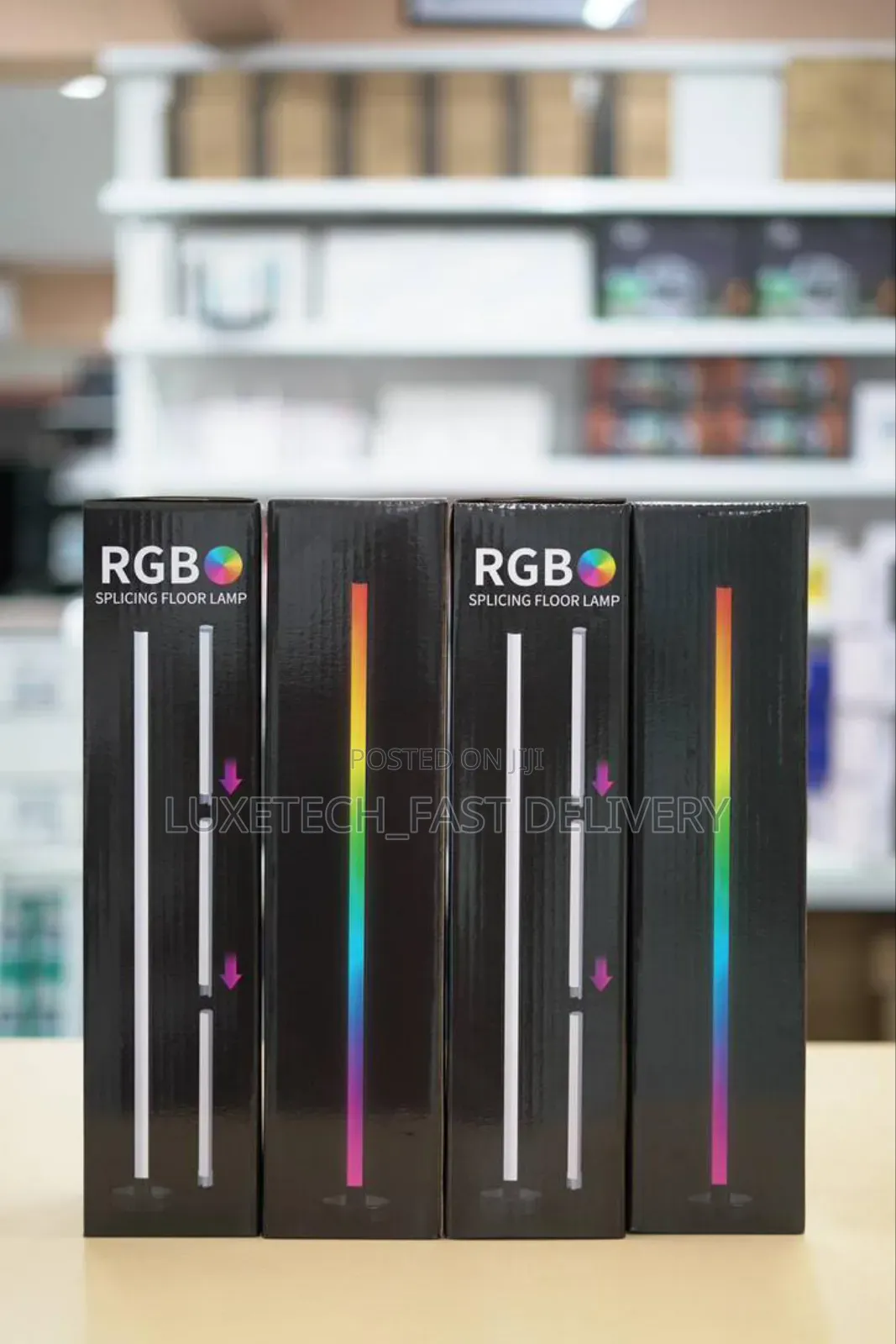 Rgb Splicing Floor Lamp,Led Floor Lamp, Modern Standing Lamp