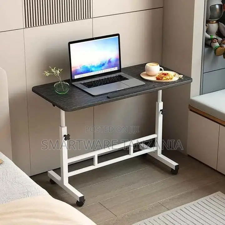 Adjustable Desk Folding Side Table For Medical Bed, Office