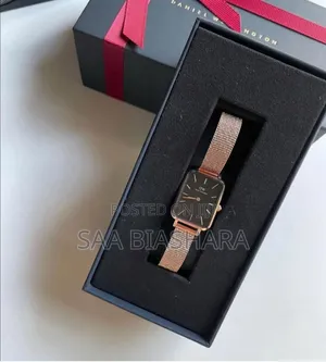 Daniel Wellington Quadro Ladies Watch Gold an Black Fullbox