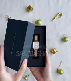 Daniel Wellington Quadro Ladies Watch Gold and White Fullbox