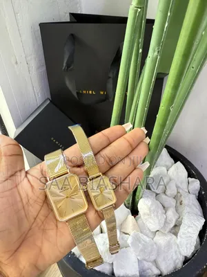 Daniel Wellington Quadro Couple Watches GLD Fullbox