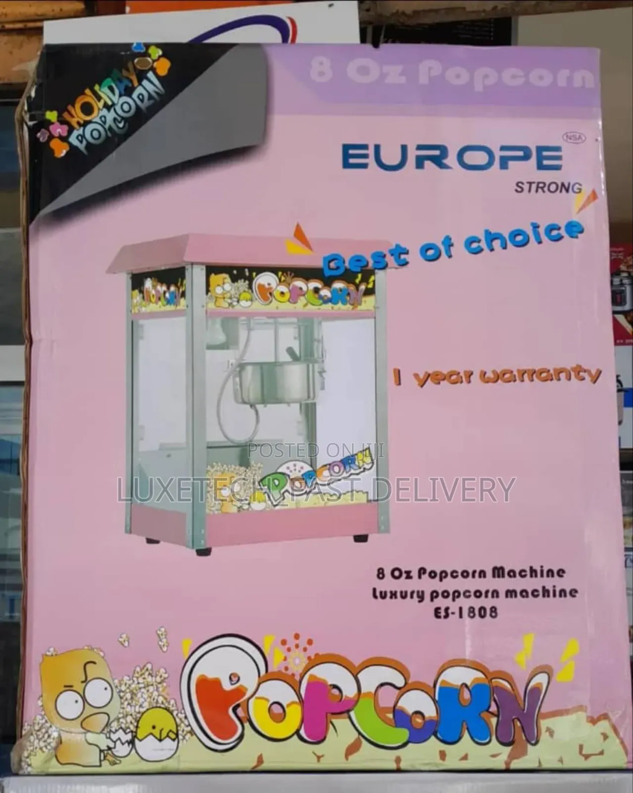 Europe Strong Popcorn Machine