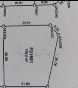 739 SQMTS Plot in Kigamboni