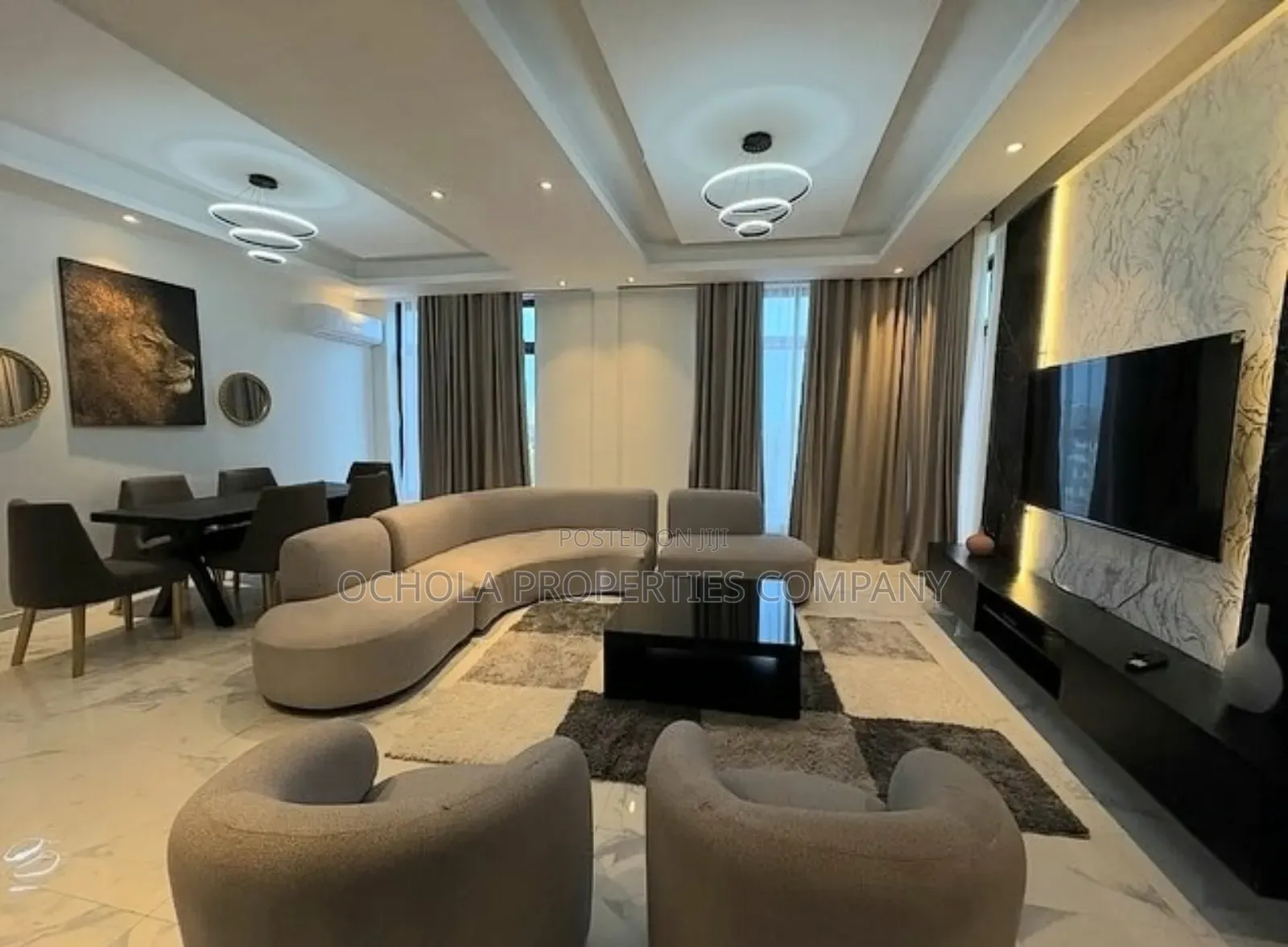 Furnished 3bdrm Apartment in Mikocheni for rent