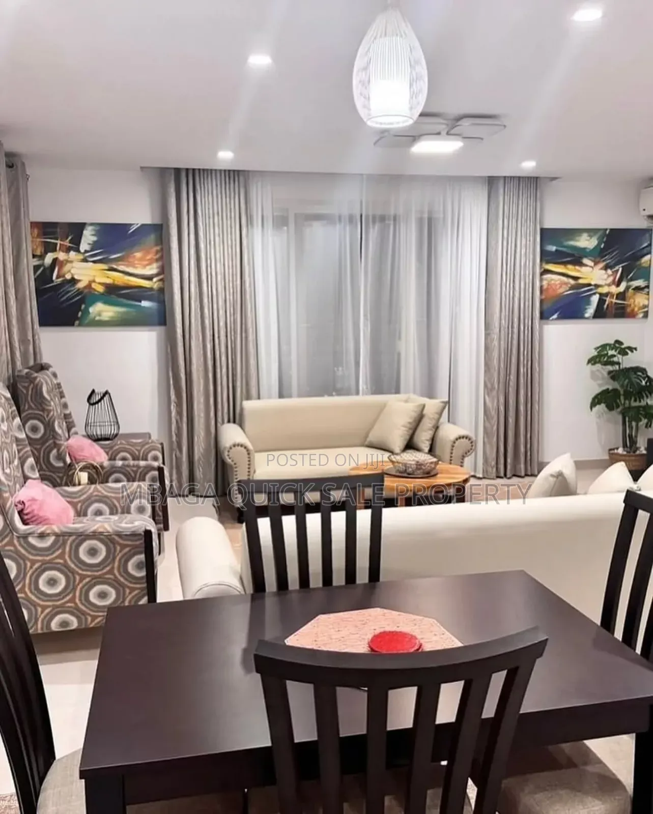Furnished 3bdrm House in Morocco Square, Kinondoni for rent