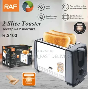 Raf 2-Slice Toaster With 650w