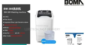 Boma Single Tub Mini Washing Machine 6kg Manual