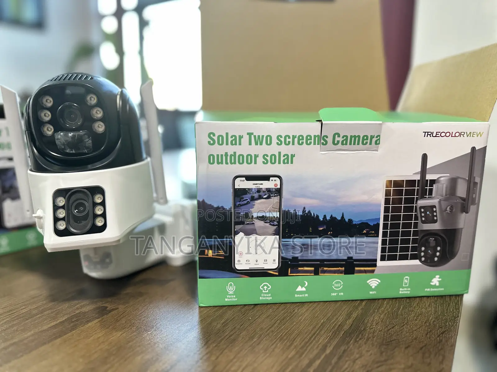 Solar Security Camera – Two Screens