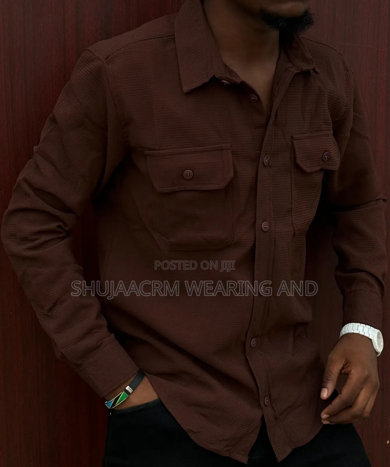 Mashati Ya Mifuko Miwili/Double Pocket Shirts