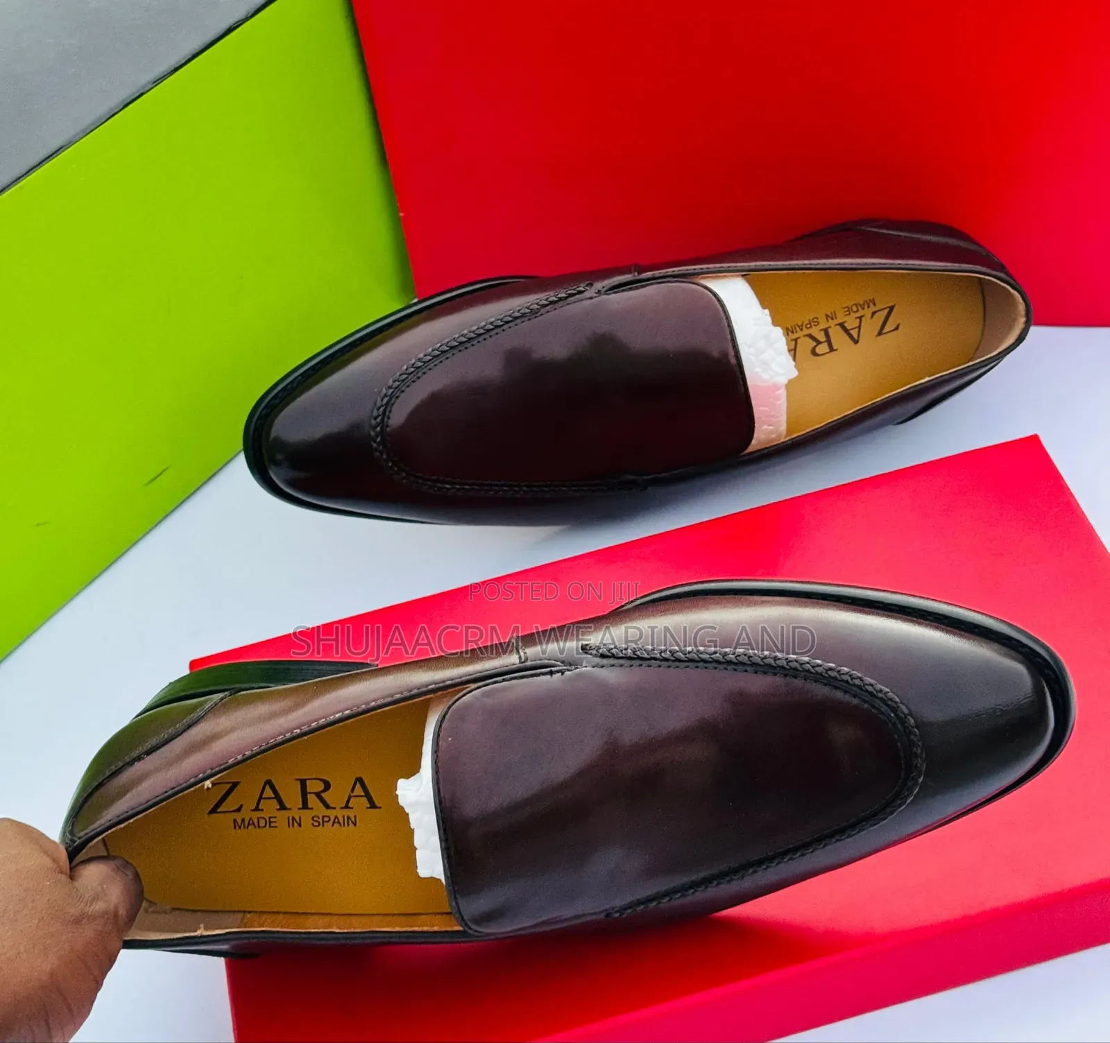 Zara Leather Shoes/Newest Known Brand Shoes