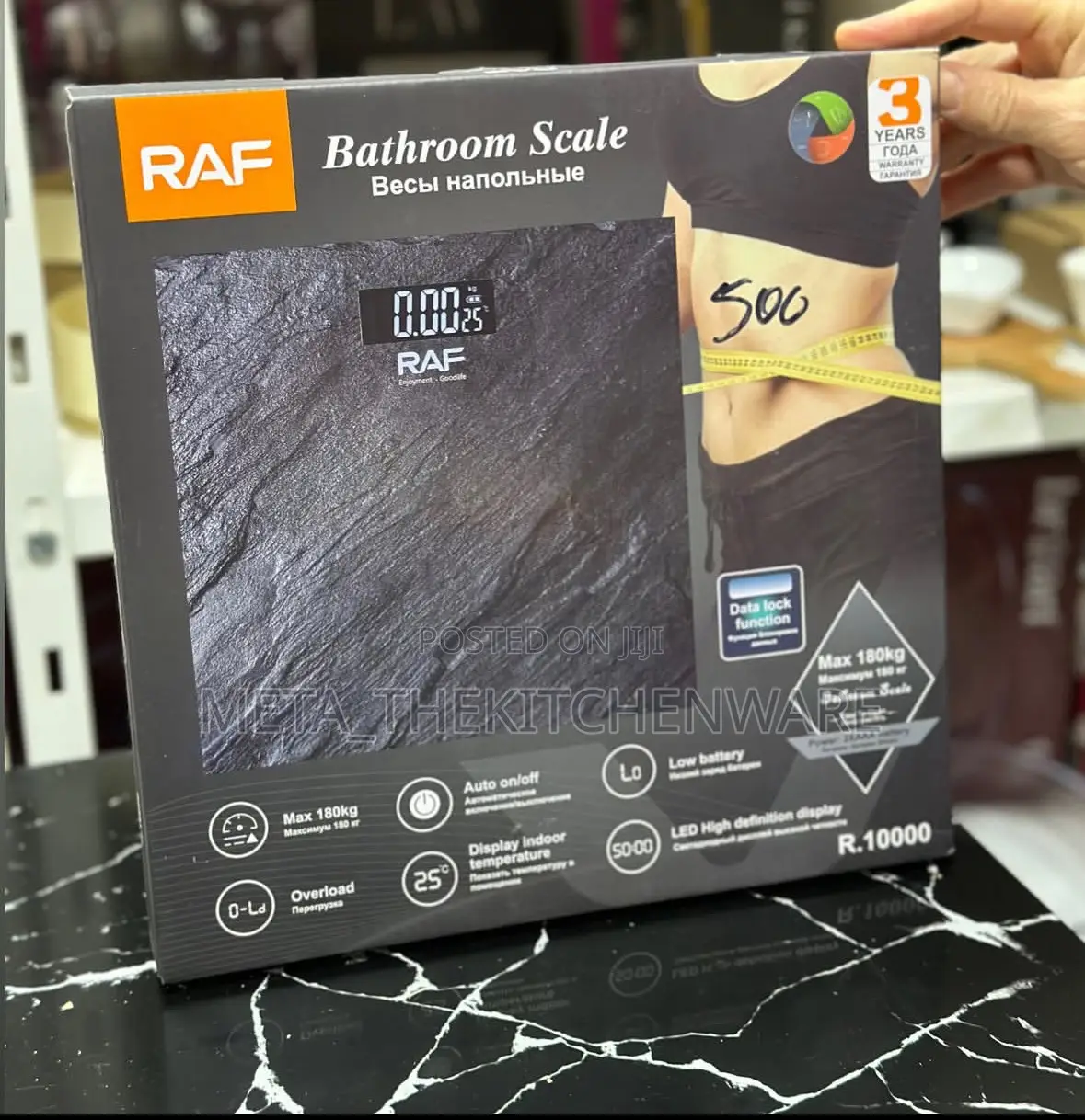 Raf Digital Bathroom Scale 180kg