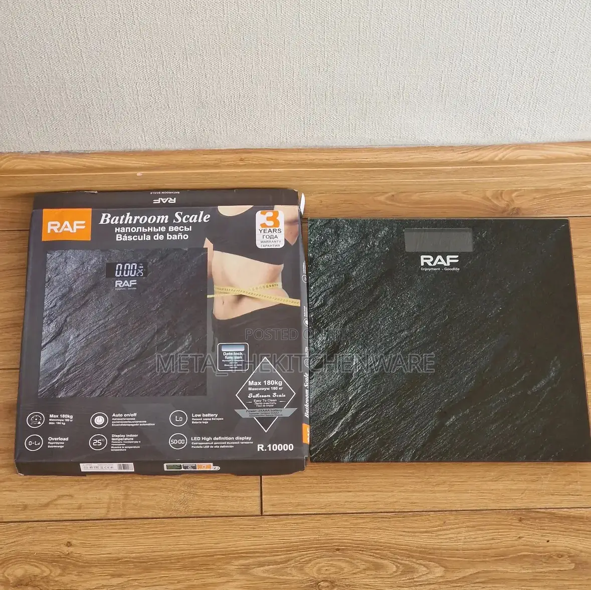 Raf Digital Bathroom Scale 180kg