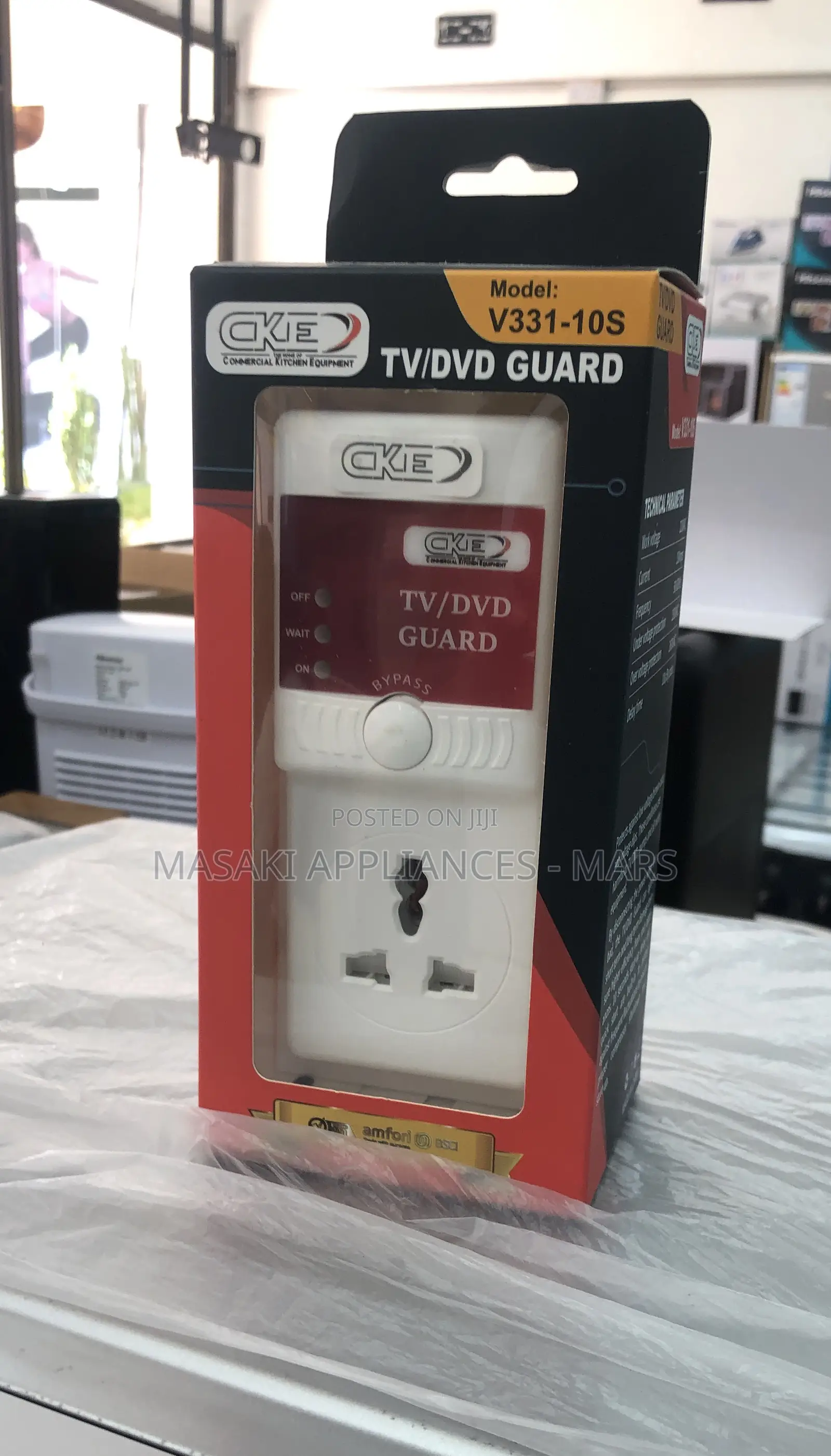 Cke Tv/DVD Voltage Guard - 13a Output - 220v