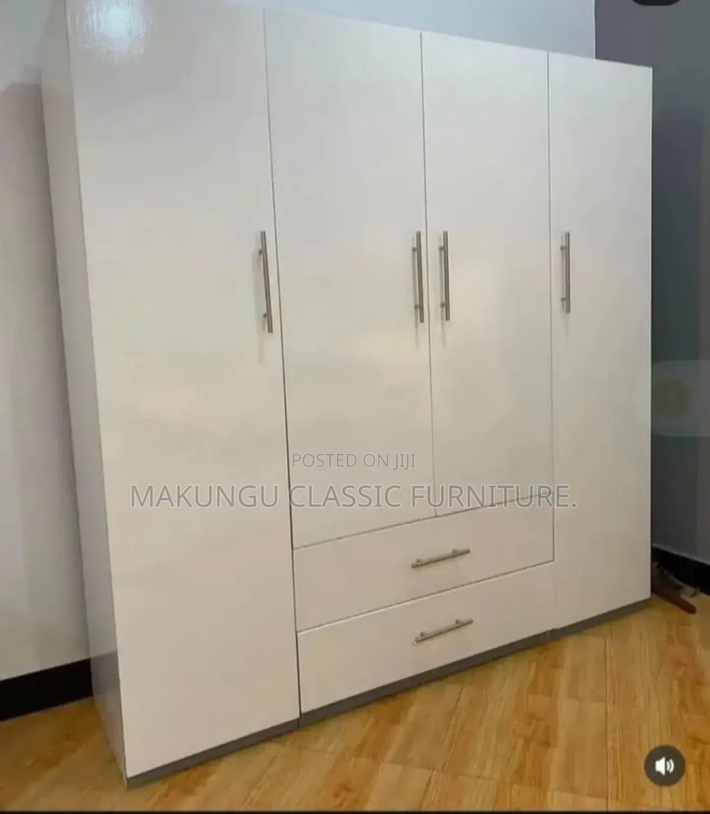 Wardrobes Milango Minne Rangi Ni White Plain