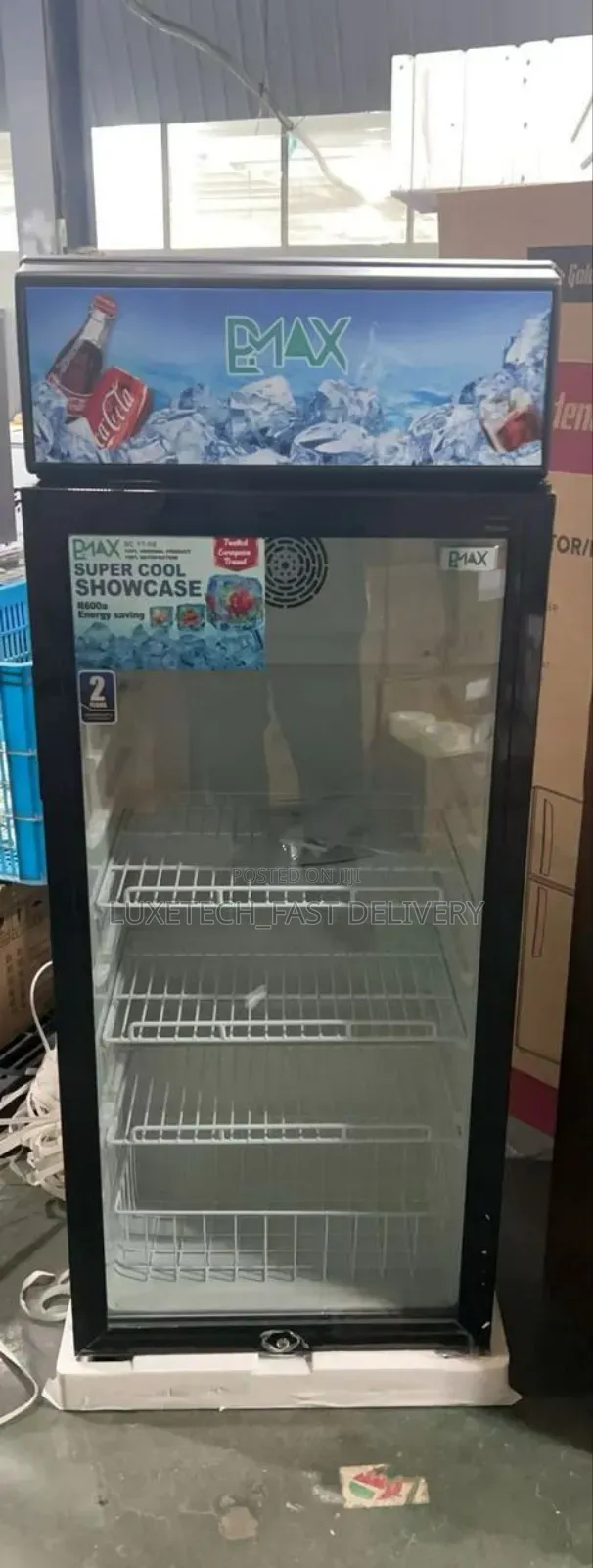 Bmax Super Cool Showcase Fridge 170 Litres