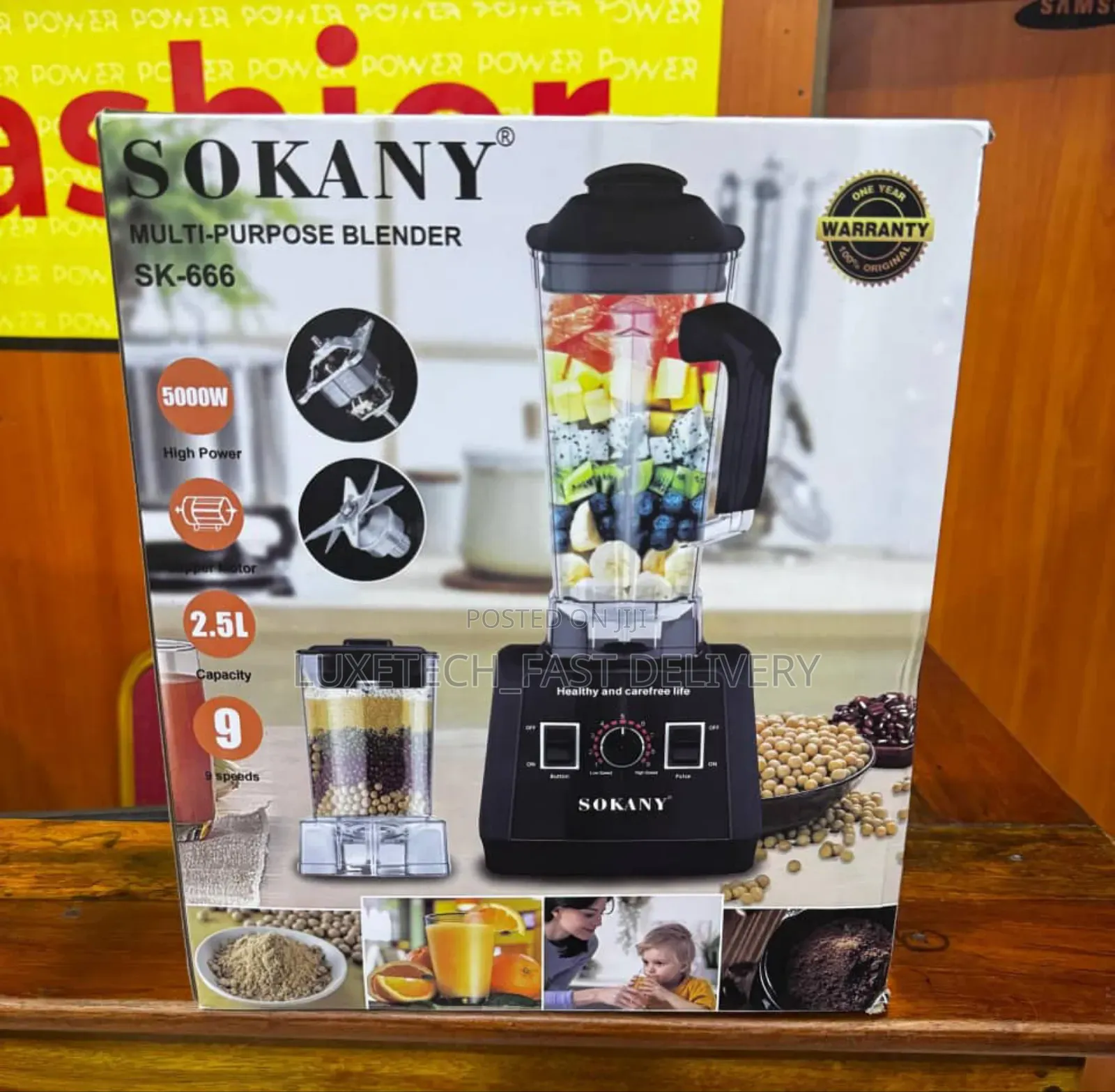 Sokany Multi-Purpose Blender 2.5 Liters