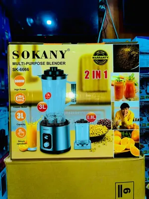 Sokany 2-in-1 Multi-Purpose Blender 3l With Grinder