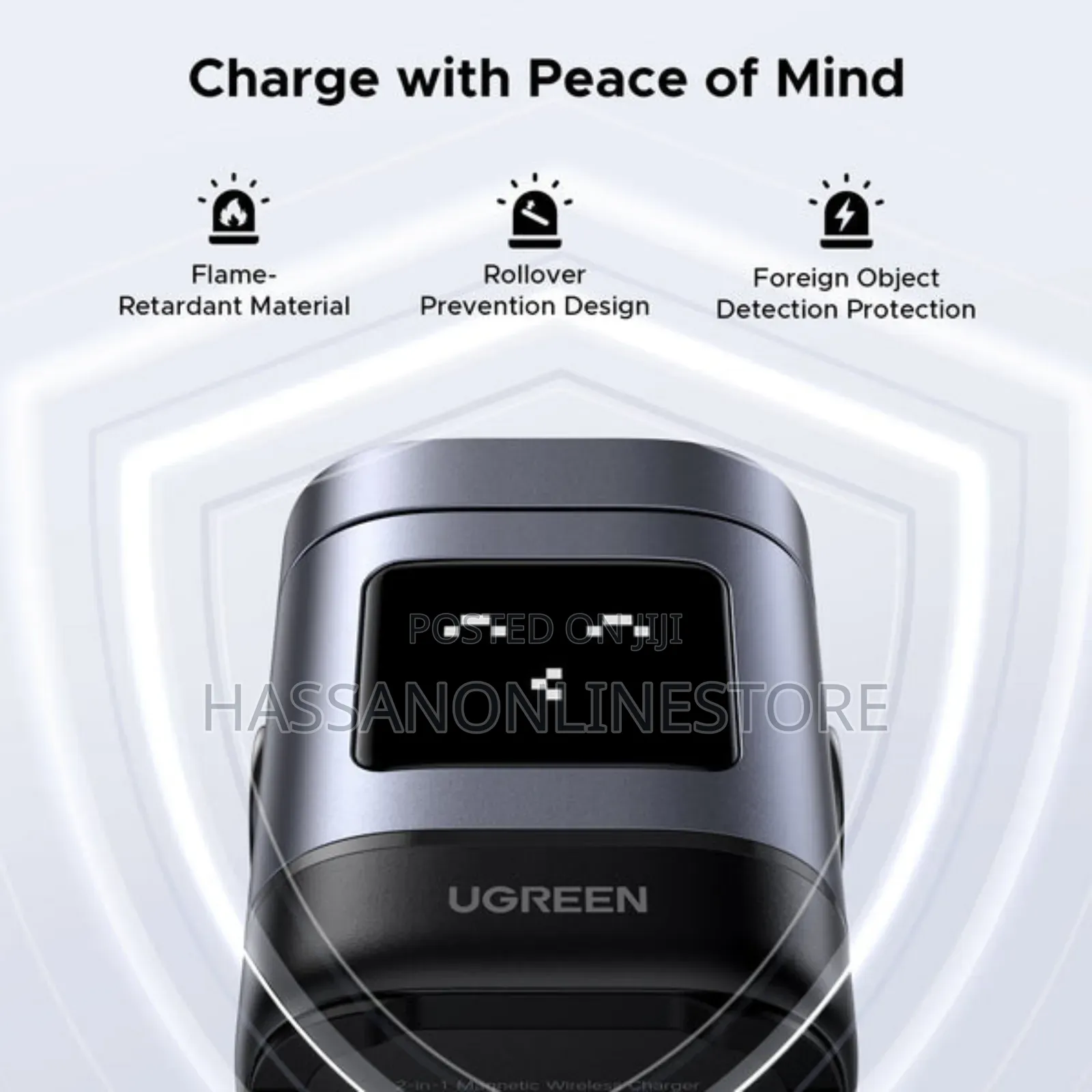 Ugreen Uno 2-in-1 Magnetic Wireless Charger 15w