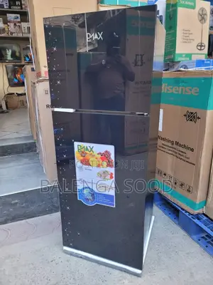 Bmax Fridge( Litre 205) Kioo Black Colour