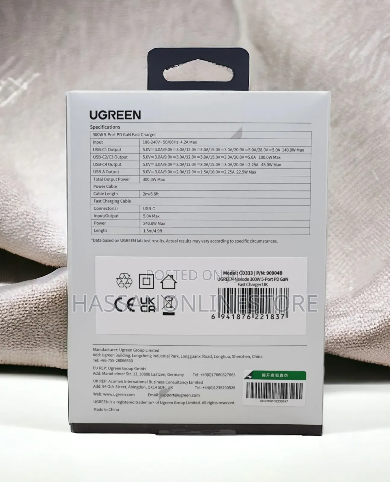 Ugreen Nexode 5-Port Gan Desktop Fast Charger