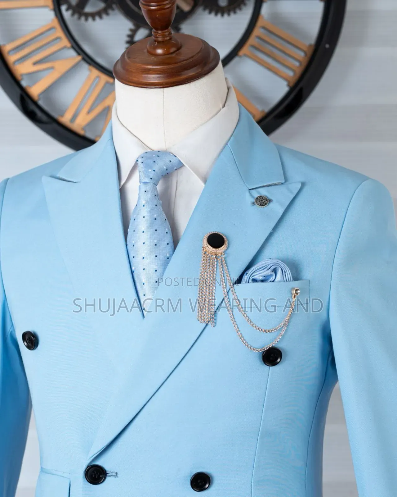 Light Blue Suit/New Colour/Brand in Its Quality
