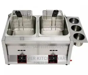 Gas Double Deep Fryer 6l+6l