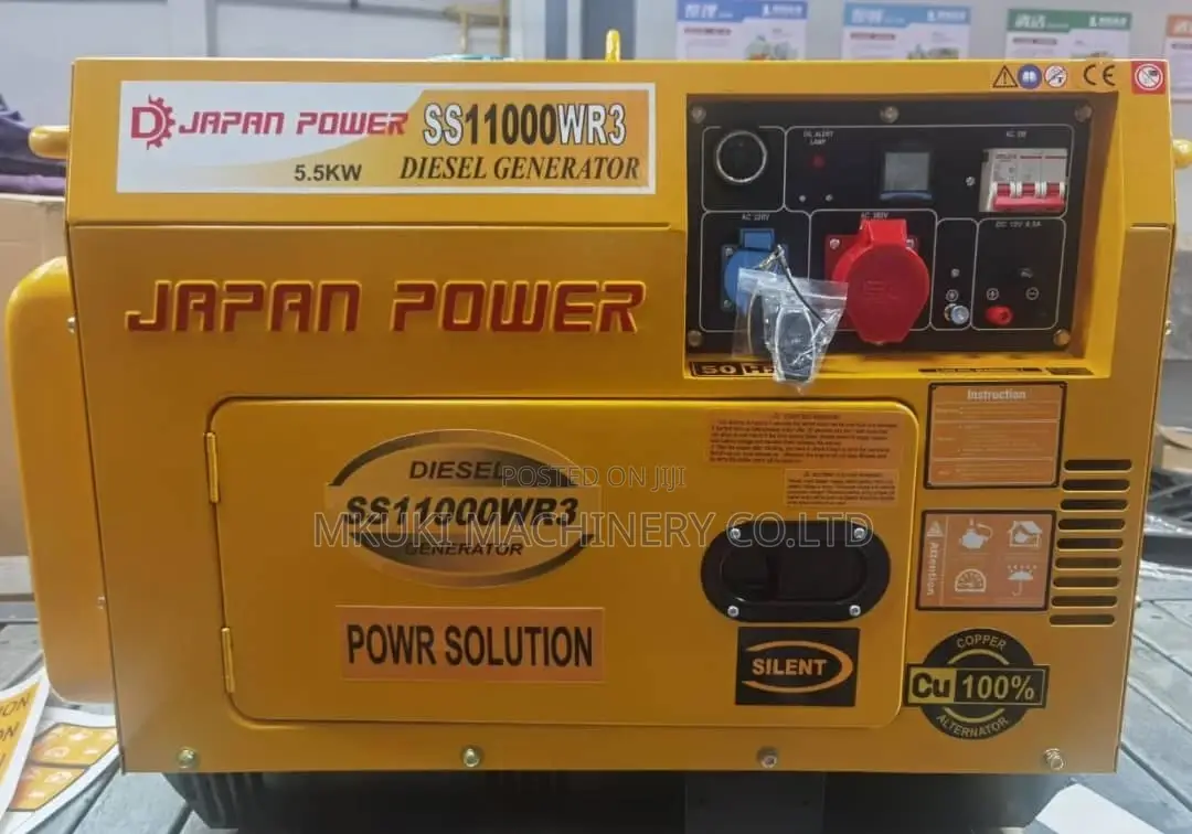 Japan Power Diesel Generetor 5.5kw Three Phase