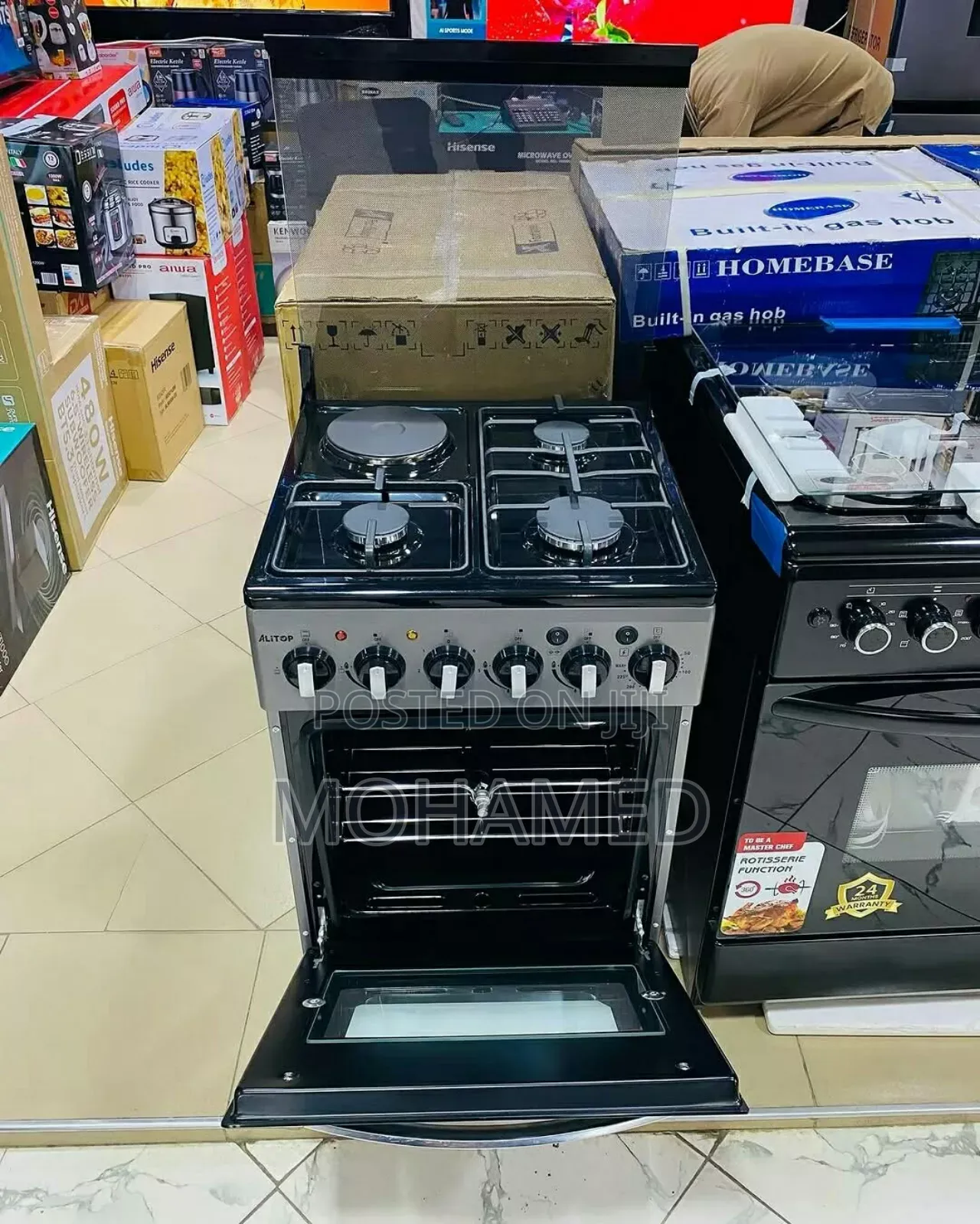 Alitop 3gas, 1electric Cooker