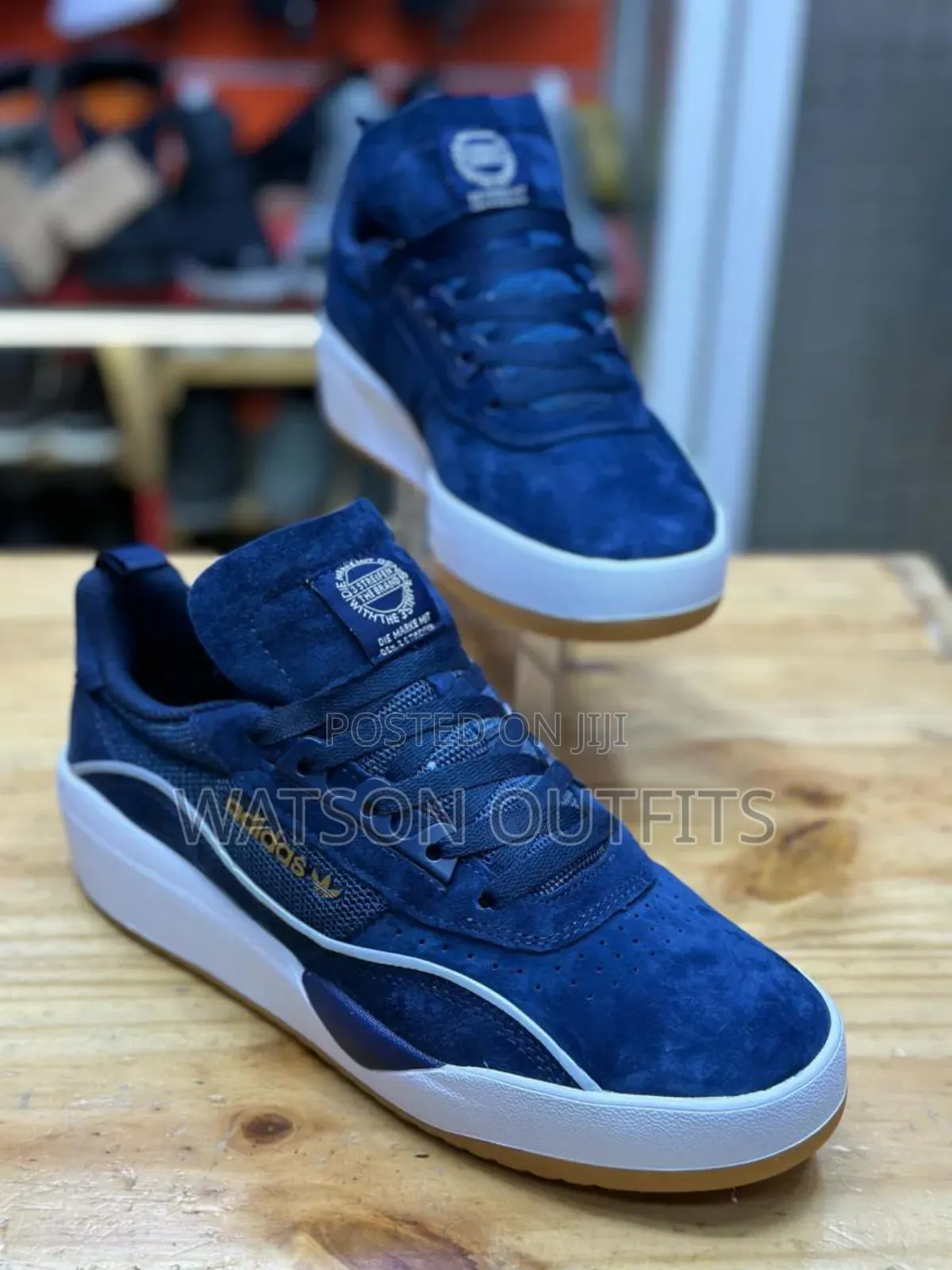 Newly Leathered Adidas Shoes