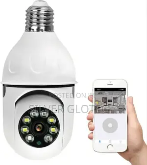 Bulb Camera It Use Wi-Fi and It Rotate 360°