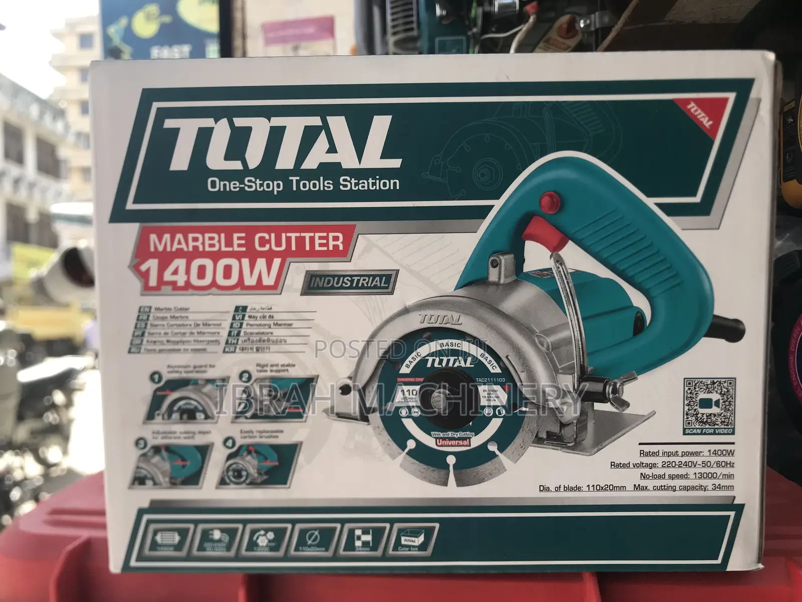 Total Marble Cutter 1400w