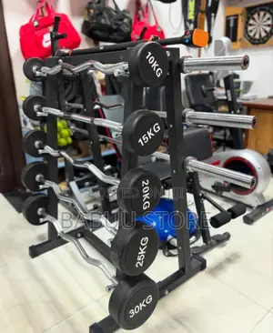 Fixed Rubber Barbell Nzuri Sana