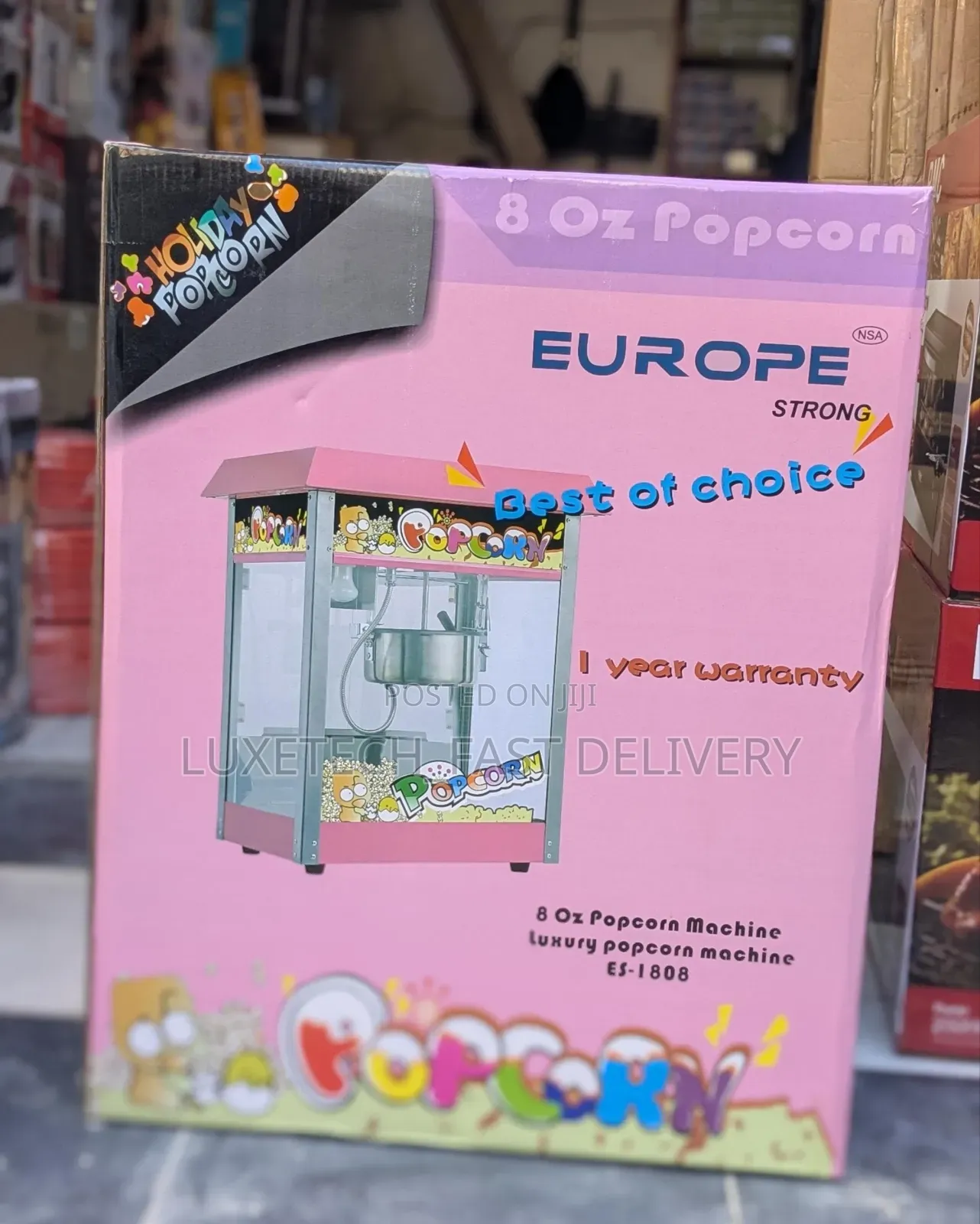 Europe Strong Popcorn Machine for Making Popcorn