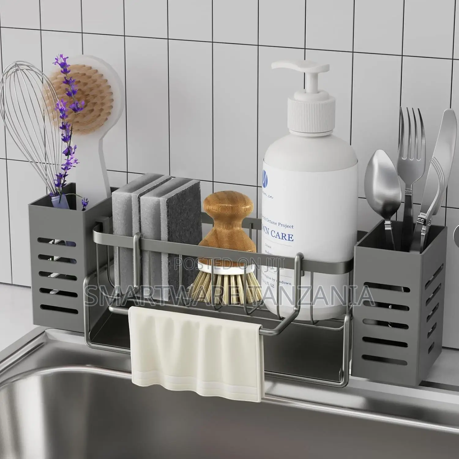 Kitchen Sink Organiser With Self-Draining Drain Tray