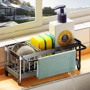 Sponge Holder for Kitchen Sink Caddy Dish Sponge Organizer