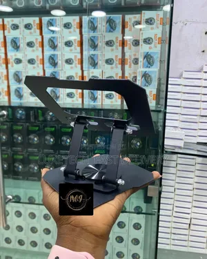 Foldable Metal Holder Durable, Stable, 360-Degree Rotation