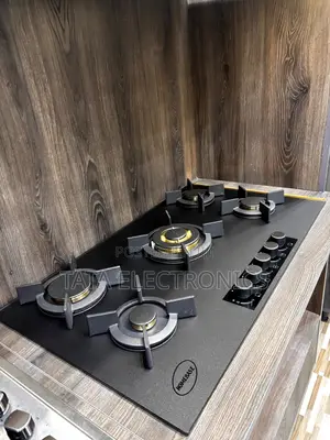 Homebase 5-Burner Gas Stove || Glass Top || Hb-90-Mg