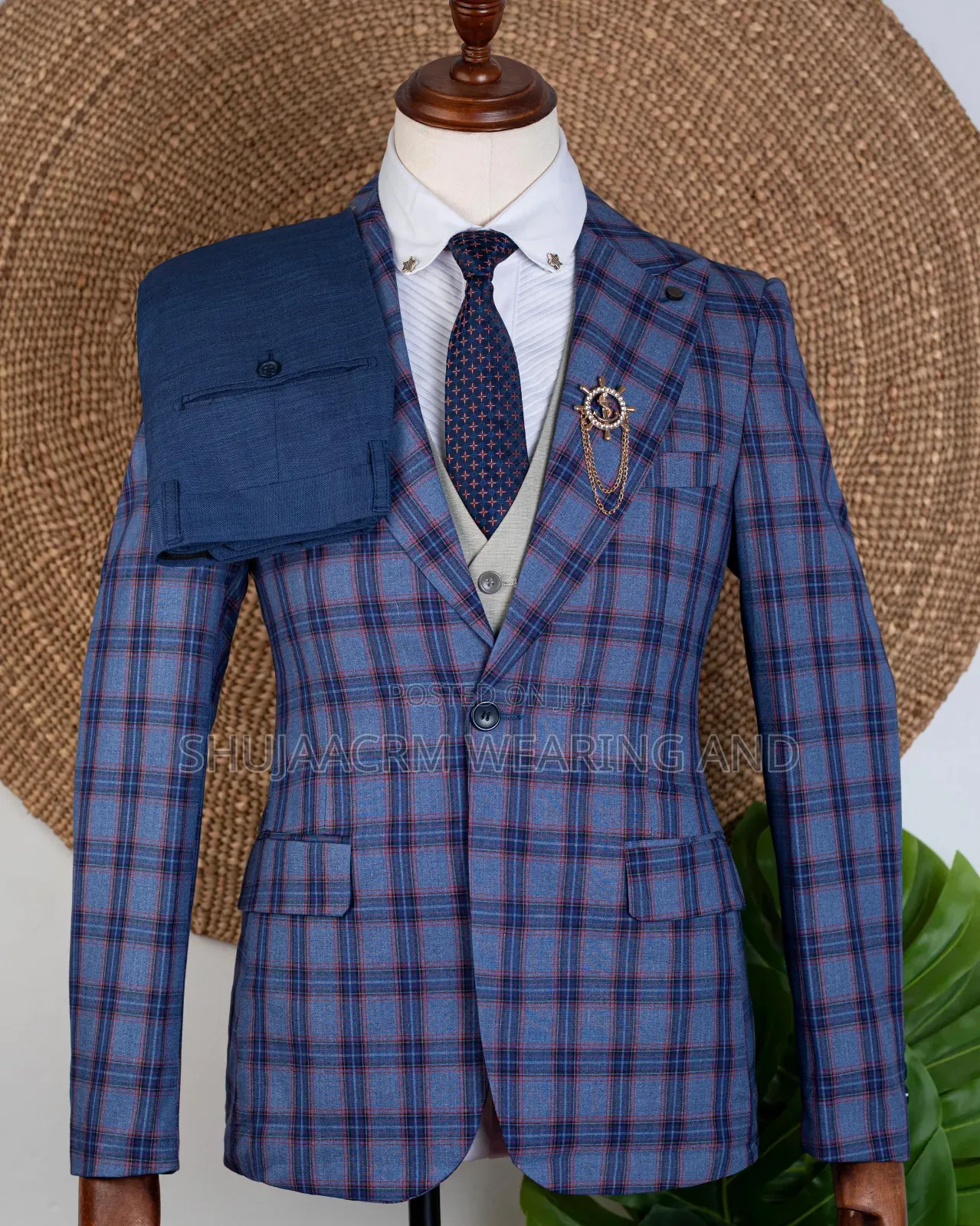 Draft Blue Suit/Suti Za Kiume /Newest One
