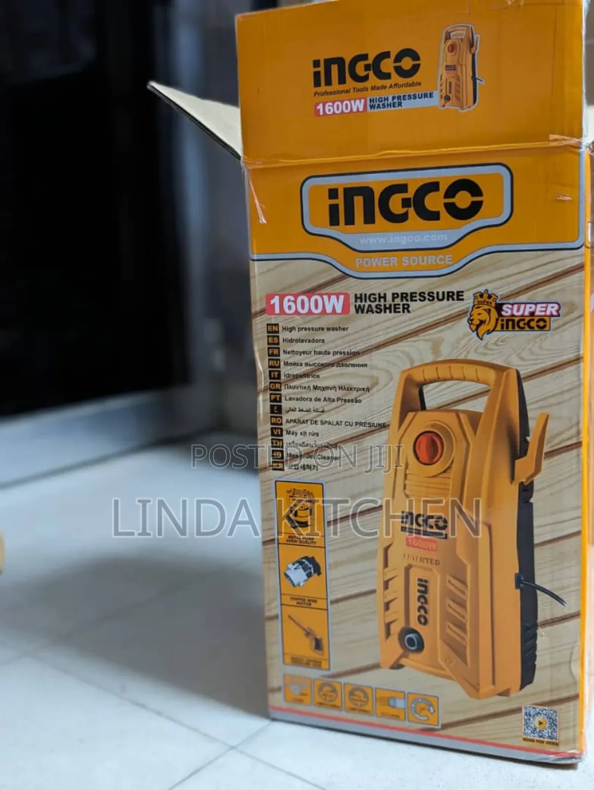 Incco Electric High Pressure Washer 1600w