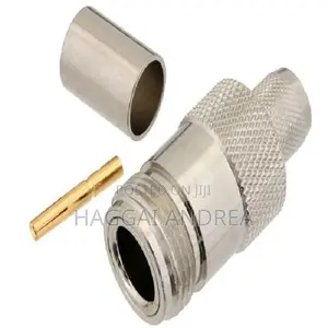 N Female Connector Crimp/Solder Attachment for Rg213