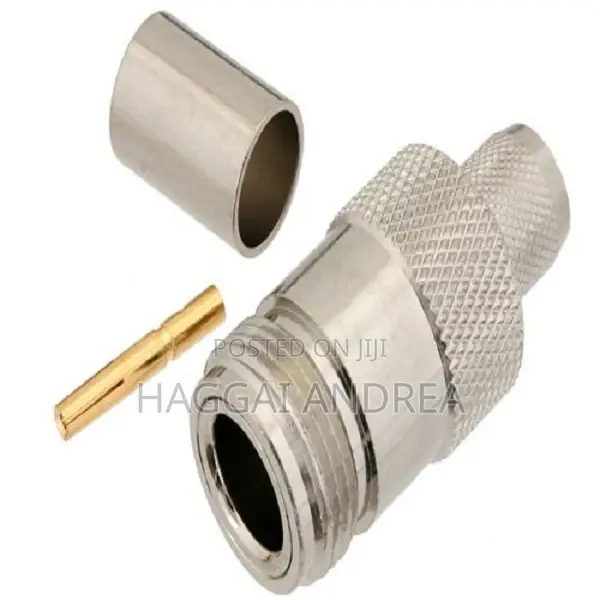 N Female Connector Crimp/Solder Attachment for Rg213