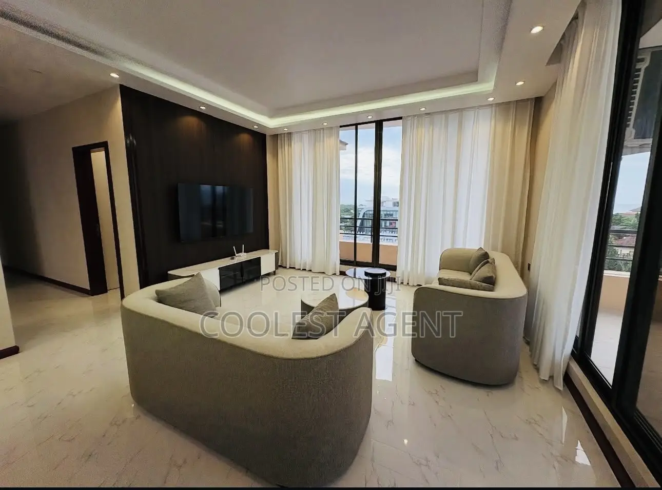 Furnished 3bdrm Apartment in Coolest Estate, Masaki for rent