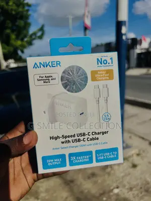Anker High-Speed Usb-C Charger With Usb -C Cable